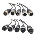 M12 M8 Electrical Wire Panel Mount Connector